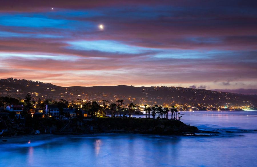 Coastal,Landscape,Photograph,Of,Orange,County,,California,Beach,At,Sunset