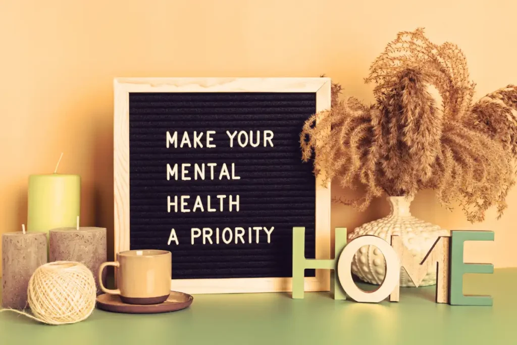 make your mental health a priority