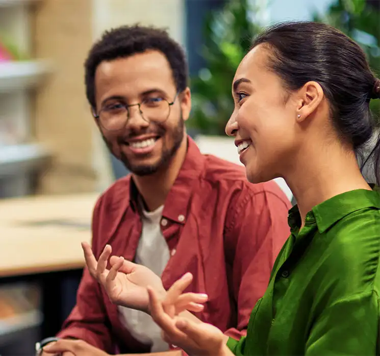 a female and male young adults during treatment session in orange county california