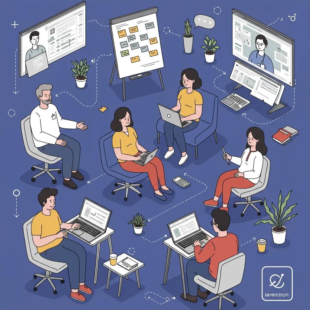 Group therapy session illustrating the diverse formats of adult mental health IOPs