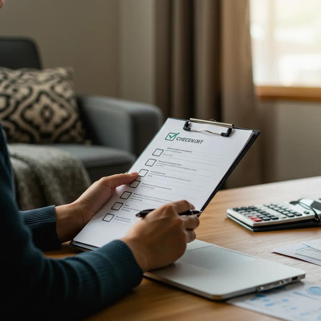 Person reviewing a checklist for choosing the right Intensive Outpatient Program for mental health treatment