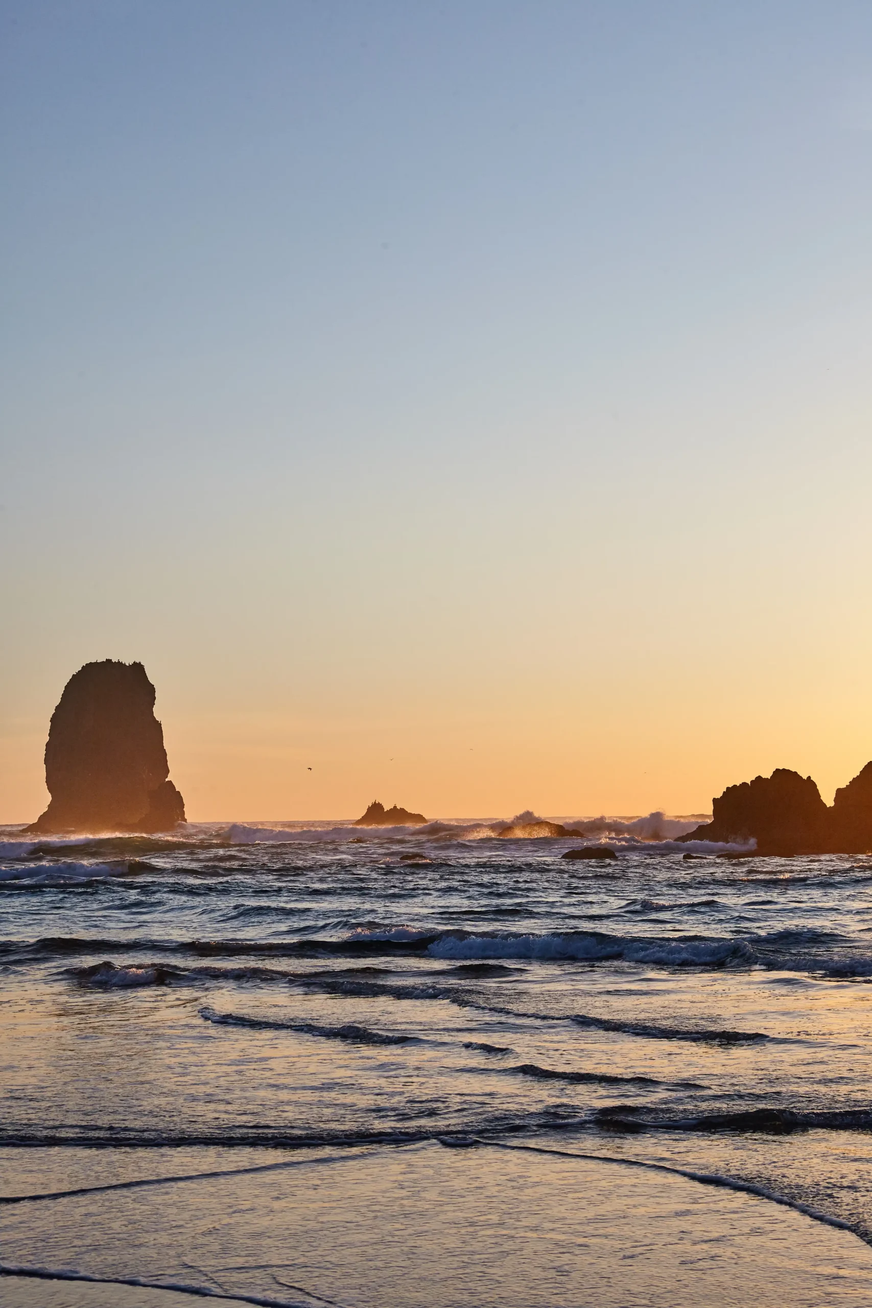Calming ocean sunset representing peace and recovery during schizoaffective disorder treatment.